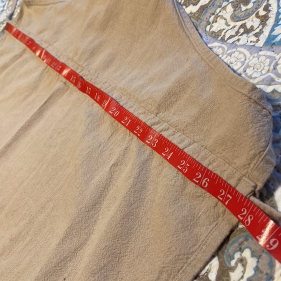 Simple Pleasures Linen Summer Rear Tie Crop Top - Picture 6 of 8